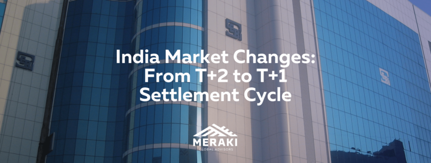 India Market Changes: From T+2 to T+1 Settlement Cycle